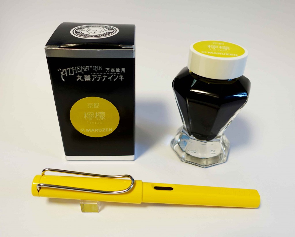 丸善 京都本店・梶井基次郎の名作にちなんだオリジナルインク「檸檬